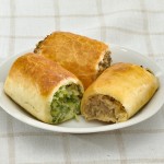 Kulebiaki 3 rodzaje: z kapustą, mięsem i szpinakiem